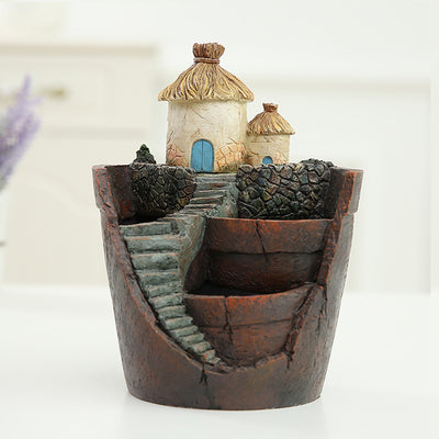 Maceta Decorativa con Suculentas - Miniatura de Jardín y Bonsái - Image 7