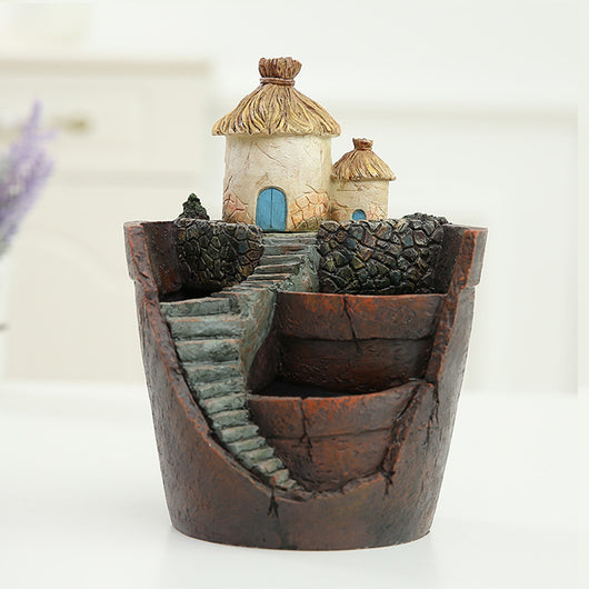 Maceta Decorativa con Suculentas - Miniatura de Jardín y Bonsái - Image 7