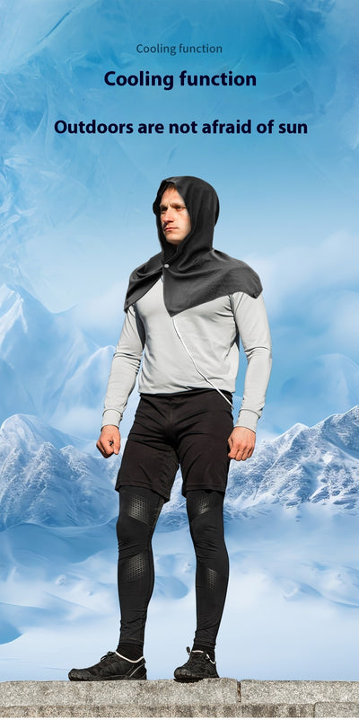 Toalla Deportiva Refrigerante con Capucha en U - Protección Solar para Playa, Gym y Yoga - Image 16