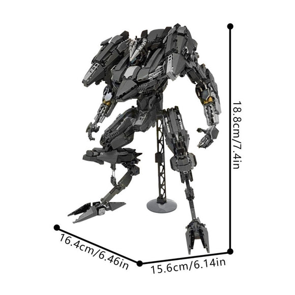 Tiburón Mecánico Armable - Bloques de Construcción Interactivos