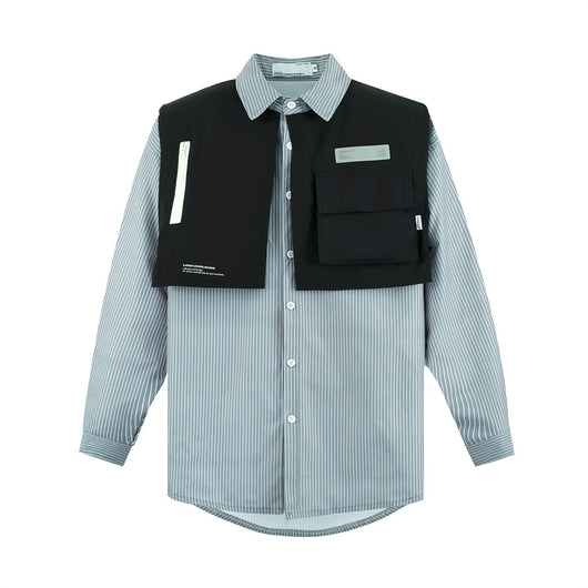 Camisa de Manga Larga con Costuras Contrastadas - Image 9