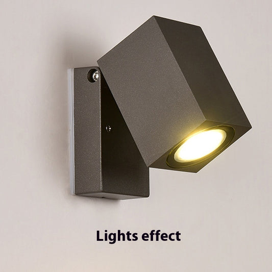 Lámpara LED Exterior de Pared con Ángulo Ajustable para Pasillos - Image 2