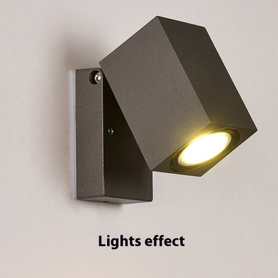 Lámpara LED Exterior de Pared con Ángulo Ajustable para Pasillos - Image 2