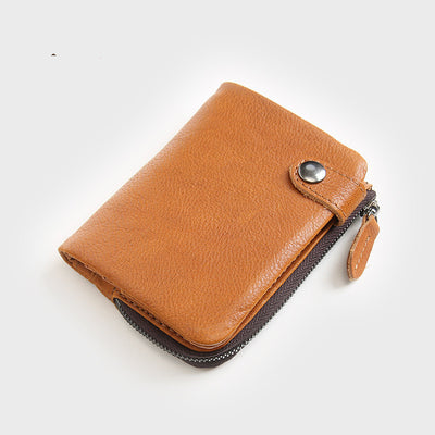 Billetera de Cuero Genuino Compacta para Estudiantes y Jóvenes Profesionales - Image 2