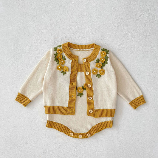 Abrigo Tejido en Crochet 3D para Niñas - Image 21