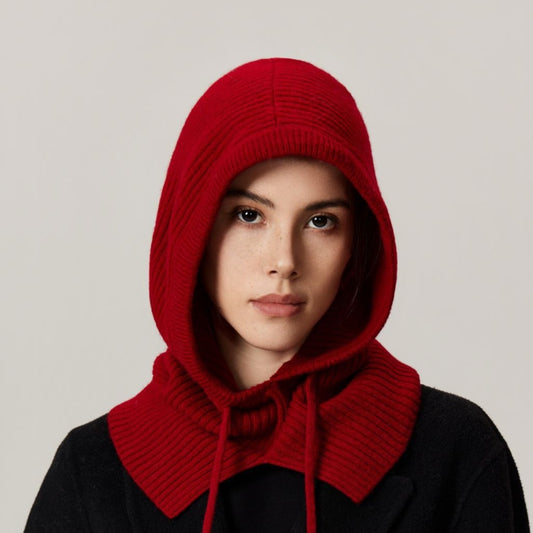 Gorro Tejido Premium Impermeable de Color Liso para Mujer