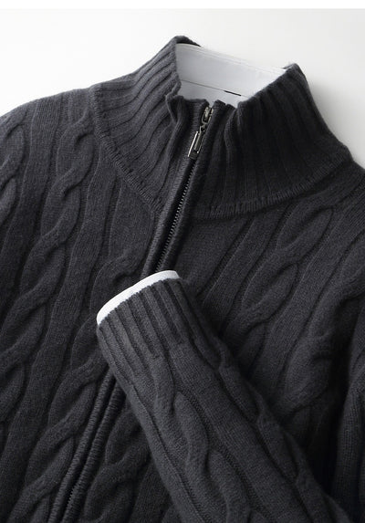 Abrigo de Punto con Cierre Innovador para Hombre - Image 17