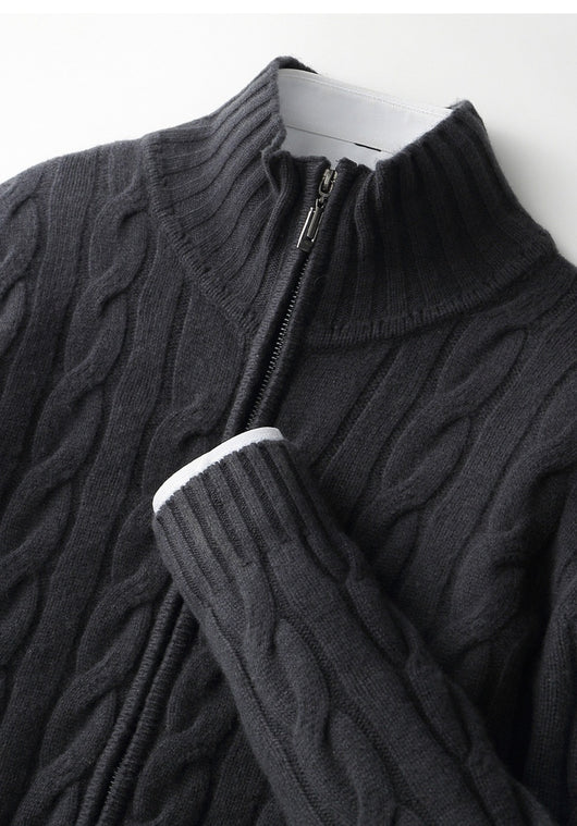 Abrigo de Punto con Cierre Innovador para Hombre - Image 17