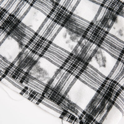 Camisa Cuadros Retro Oversize Manga Corta - Image 3