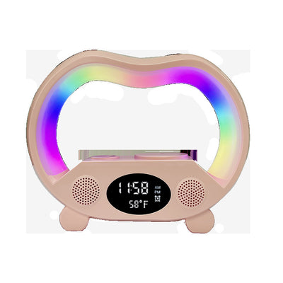 Lámpara LED Inteligente 6 en 1 con Control Remoto Bluetooth, Cargador Inalámbrico y Altavoz - Image 9
