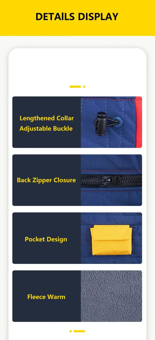 Abrigo Impermeable Térmico para Perros - Protección Total en Invierno - Image 11