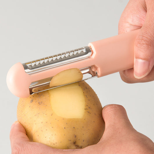 Pelador Multiusos de Acero Inoxidable con Cuchillo para Frutas y Verduras - Image 11