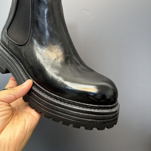 Botas Martin de Cuero Genuino Estilo Retro para Hombre - Image 15