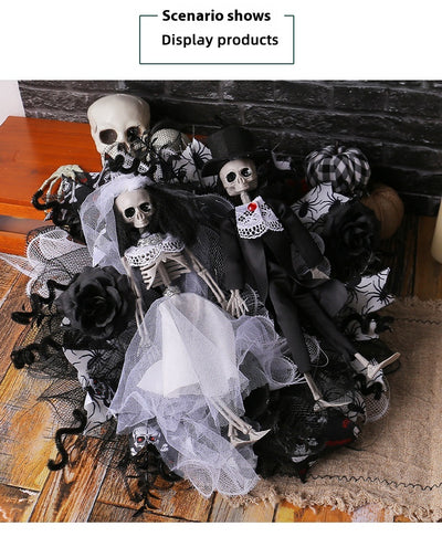 Guirnalda de Calaveras Novios Halloween - Decoración de Terror y Misterio - Image 9