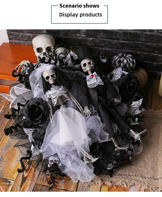 Guirnalda de Calaveras Novios Halloween - Decoración de Terror y Misterio - Image 9