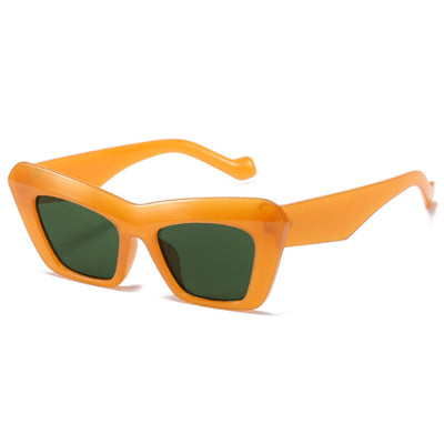 Gafas de Sol Retro Hip Hop Ojo de Gato Triangular para Mujer - Image 7