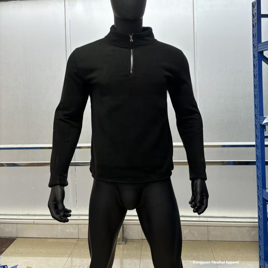 Suéter Casual de Cuello Alto con Cierre Frontal para Hombre - Otoño Invierno - Image 7