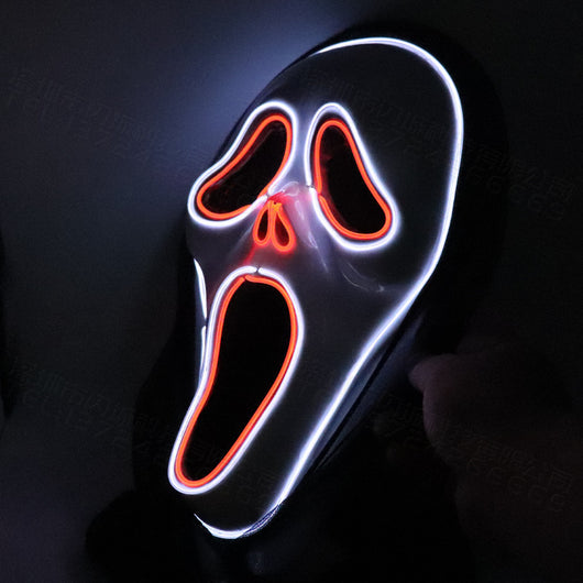 Máscara Calavera LED Luminosa con Sonido Aterrador - Image 6