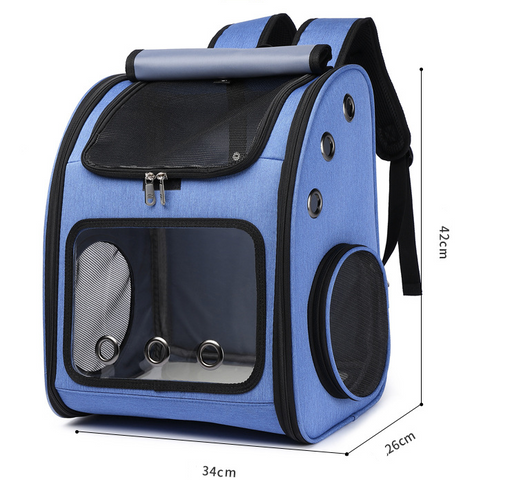 Mochila Transportadora para Mascotas Respirable y Cómoda para Viajes - Image 17
