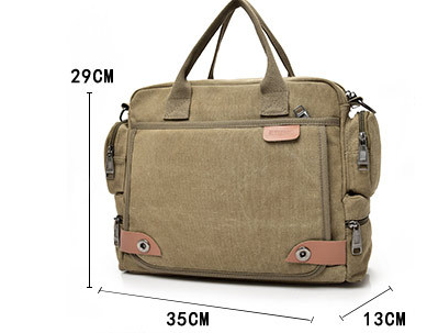 Bolsa de Lona para Hombre con Múltiples Compartimentos - Image 6