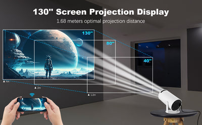 Proyector Portátil 4K Mini con Bluetooth para Cine en Casa - Image 9