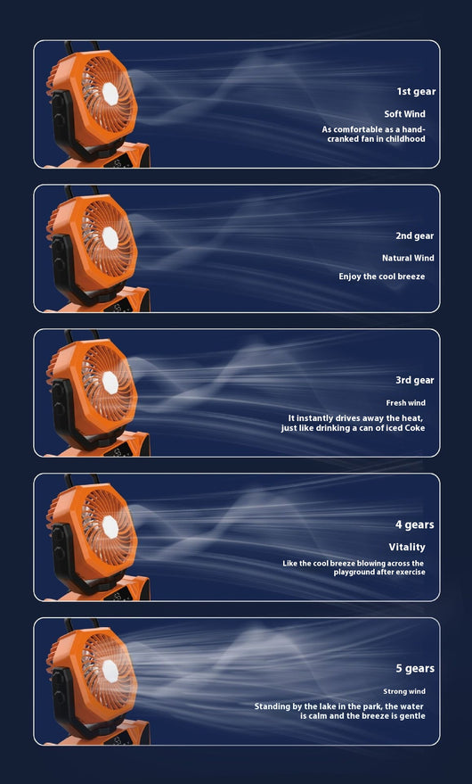 Ventilador Solar de Emergencia con Pantalla Digital y Gran Capacidad - Image 9