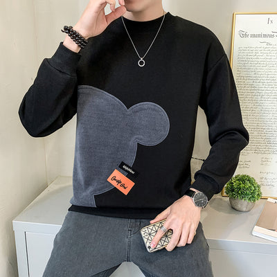 Suéter Versátil para Primavera y Otoño - Camiseta Base Hombre - Image 6