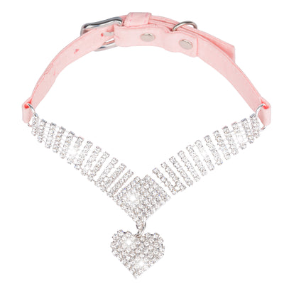 Collar para Gato con Diamantes y Ante Suave - Diseño Elegante Brilla - Image 5