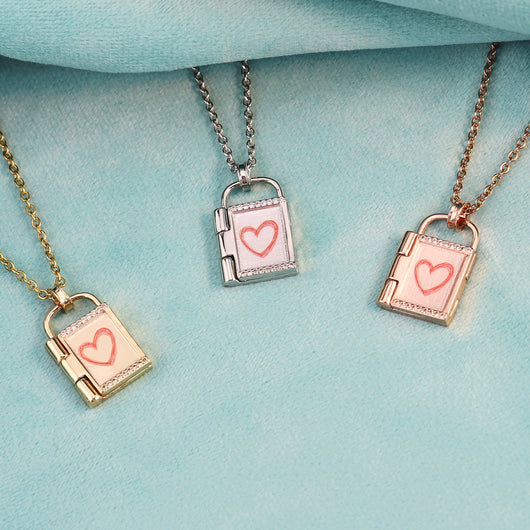 Dije Candado Personalizador con Foto y Letras de Colores - Image 2
