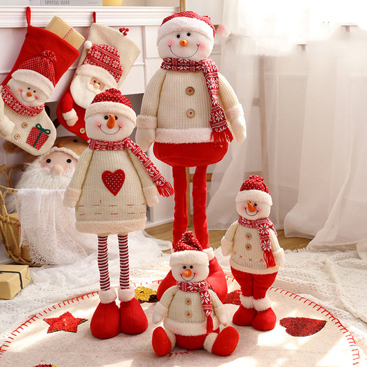 Arreglo Navideño con Muñecas Retráctiles Creativas