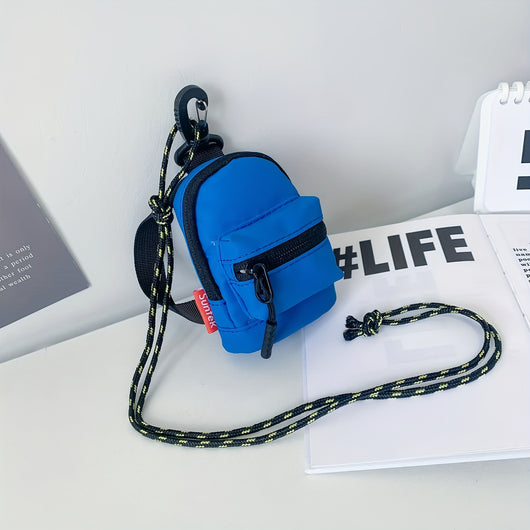 Mochila Crossbody Compacta Unisex con Correa Ajustable y Organizador de Accesorios - Image 10