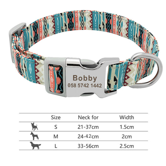 Collar Ajustable para Perros y Gatos con Placa de Identificación Personalizada - Image 6