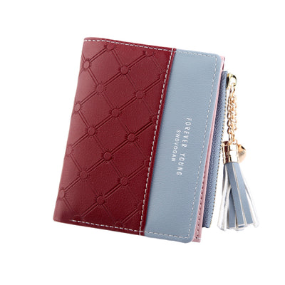 Billetera Compacta Mujer Estilo Asiático con Cierre de Hebilla - Image 4