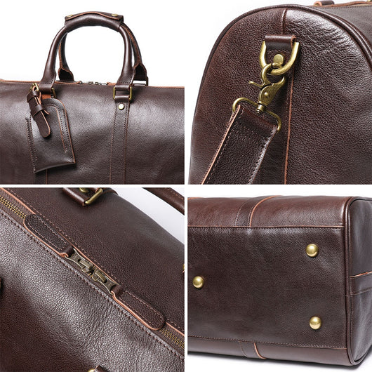 Bolsa Crossbody de Cuero Genuino para Hombre - Gym y Viajes - Image 12