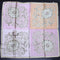 Large Thick Silk Scarf with Four Sewn Compartments