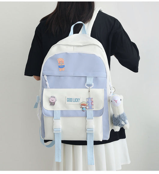 Mochila Escolar Minimalista para Adolescentes - Image 21