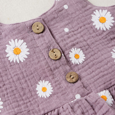 Conjunto de Dos Piezas para Niña con Tirantes y Shorts Estampado - Image 11