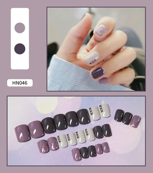 Uñas Postizas Decoradas Adhesivas - Diseño Profesional Listo para Usar - Image 30