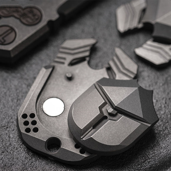 Llavero Magnético Descompresivo de Titanio - Juguete Fidget Portátil