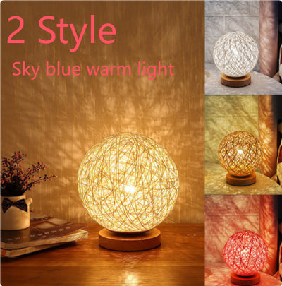 Lámpara LED Sepak Takraw Cielo Estrellado USB - Luz Nocturna Infantil de Mesita - Image 20
