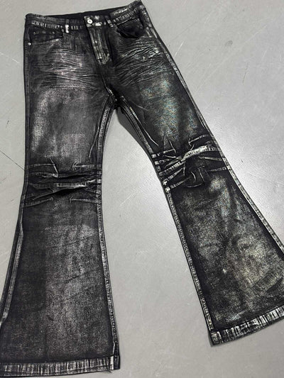 Pantalones Vaqueros Desgastados para Hombre con Efecto Bronceado y Micro-elasticidad - Image 5