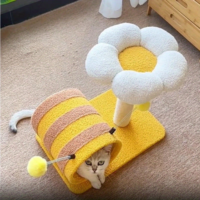 Árbol para Gatos con Túnel y Rascador de Sisal - Marco de Escalada Bee Cat - Image 5
