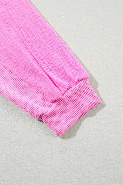 Camiseta Suelta de Color Liso Talla Grande para Mujer - Image 8
