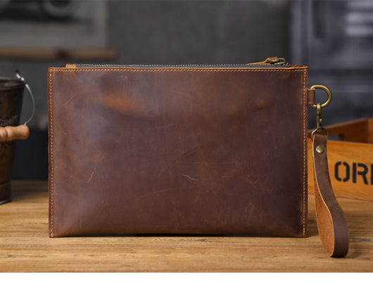 Cartera Minimalista de Cuero Crazy Horse para Hombre - Image 10