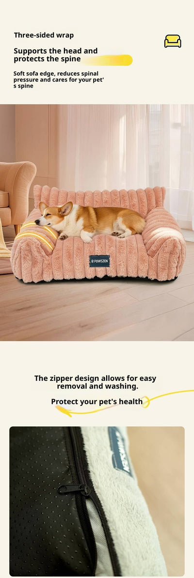 Cama Cómoda para Conejo con Peluche Removible y Lavable - Tamaño Grande - Image 12