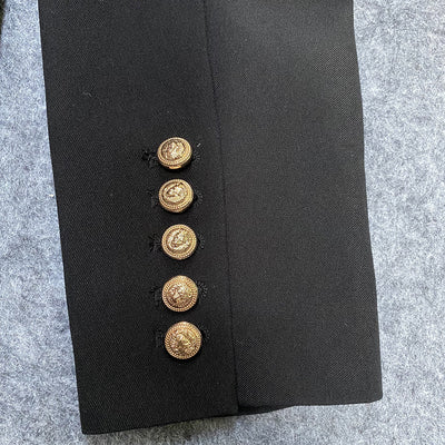 Vestido Ejecutivo Clásico con Cuello Solapa - Diseño Minimalista - Image 5