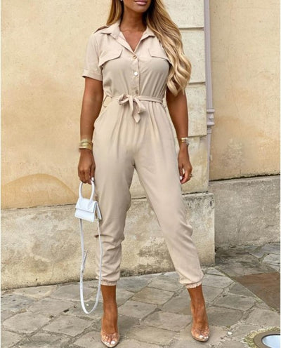 Jumpsuit con Solapa Estampada - Image 12