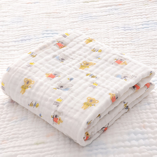 Toalla de Baño para Bebé con Acolchado Seersucker de Seis Capas - Image 69