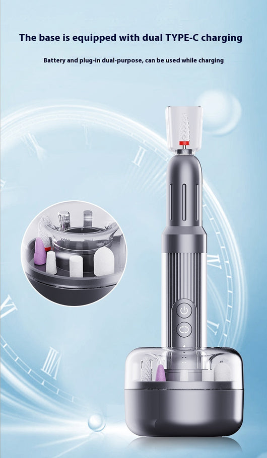 Removedor de Esmalte Eléctrico Portátil con Pulidor de Uñas - Image 15