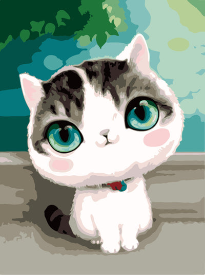 Cuadro Decorativo de Gato Pintado a Mano - Arte Felino Único - Image 6